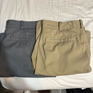 Nike Charcoal and khaki Performance shorts size 33